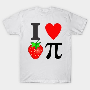 I Heart Strawberry Pi T-Shirt